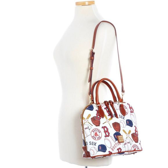 Dooney & Bourke MLB Boston Red Sox Zip Zip Satchel - RED SOX - Picture 4 of 4